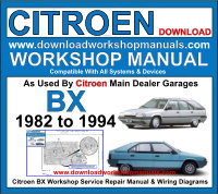 Citroen BX Workshop Manual Download